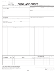 Form AC130-S Purchase Order - New York, Page 3