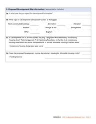 Pre-application Statement Form - New York City, Page 5