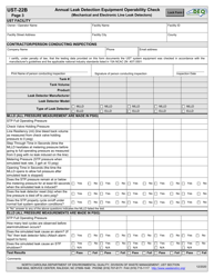 Form UST-22B Annual Leak Detection Equipment Operability Check (Interstitial Sensors) - North Carolina, Page 3
