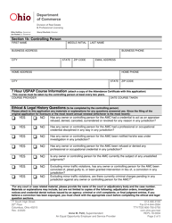 Form REPL-18-0004 Annual Appraisal Management Company Renewal - Ohio, Page 2