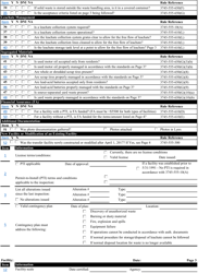 Municipal Solid Waste Transfer Facility Inspection Checklist - Ohio, Page 2