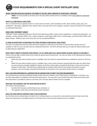 Special Event Distillery (Sed) Application - Oregon, Page 2