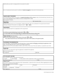Special Event Distillery (Sed) Application - Oregon, Page 4
