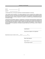 Application for Licensure - Dental Specialty - Oregon, Page 4