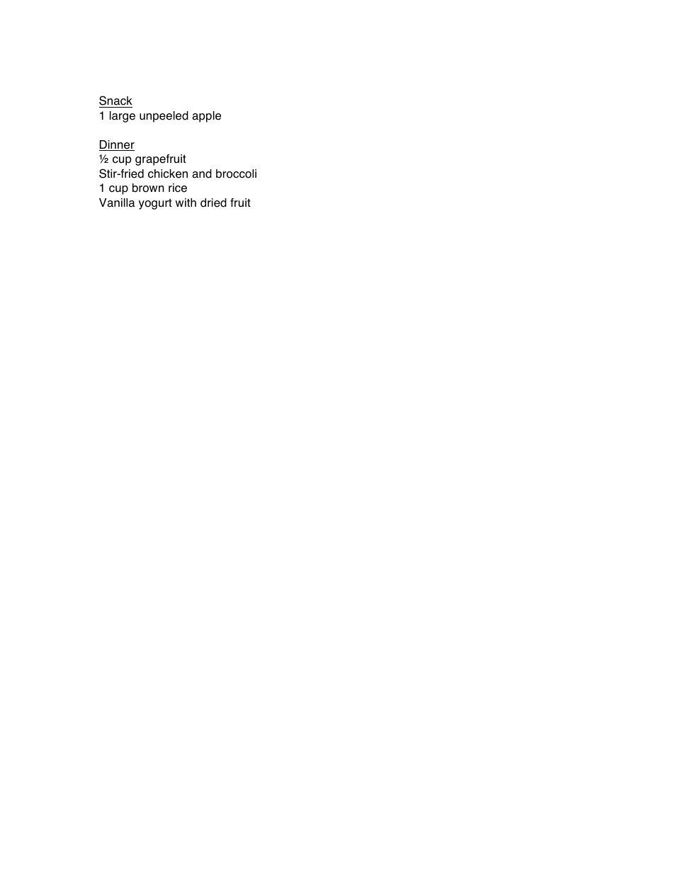 High Fiber Food List, Page 3