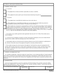 DD Form 2653 Involuntary Allotment Application, Page 2
