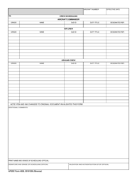 AFGSC Form 4028 Close-In Security Area Entry Authorization, Page 2