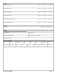 AFRC Form 36 Overhire Request Form, Page 2