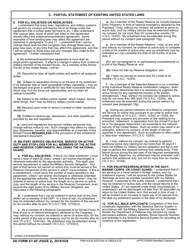 DD Form 4/1 AF Enlistment/Reenlistment Document Armed Forces of the United States, Page 2