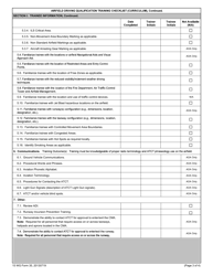 15 WG Form 35 Airfield Driving Qualification Training Checklist (Curriculum), Page 3