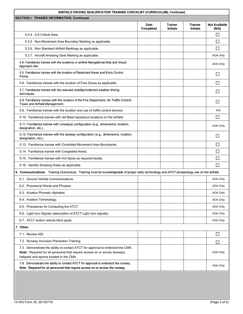 15 WG Form 35 - Fill Out, Sign Online and Download Fillable PDF ...