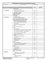 Document preview: 51 FW Form 93 Distinguished Visitor (Dv) Suite Inspection Checklist