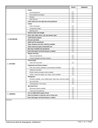 51 FW Form 93 Distinguished Visitor (Dv) Suite Inspection Checklist, Page 2