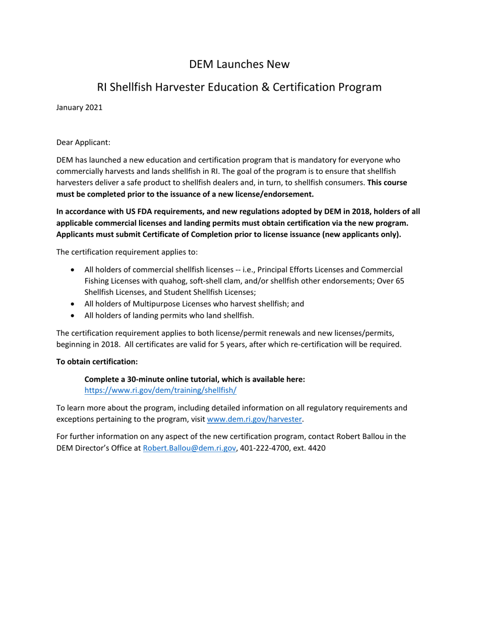 Multi-Purpose License Renewal Application - Rhode Island, Page 2