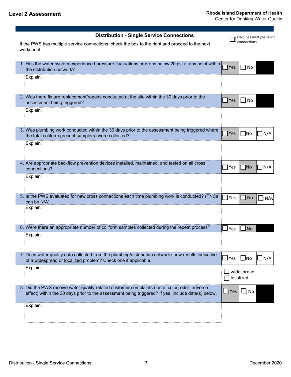 Level 2 Assessment - Rhode Island, Page 11