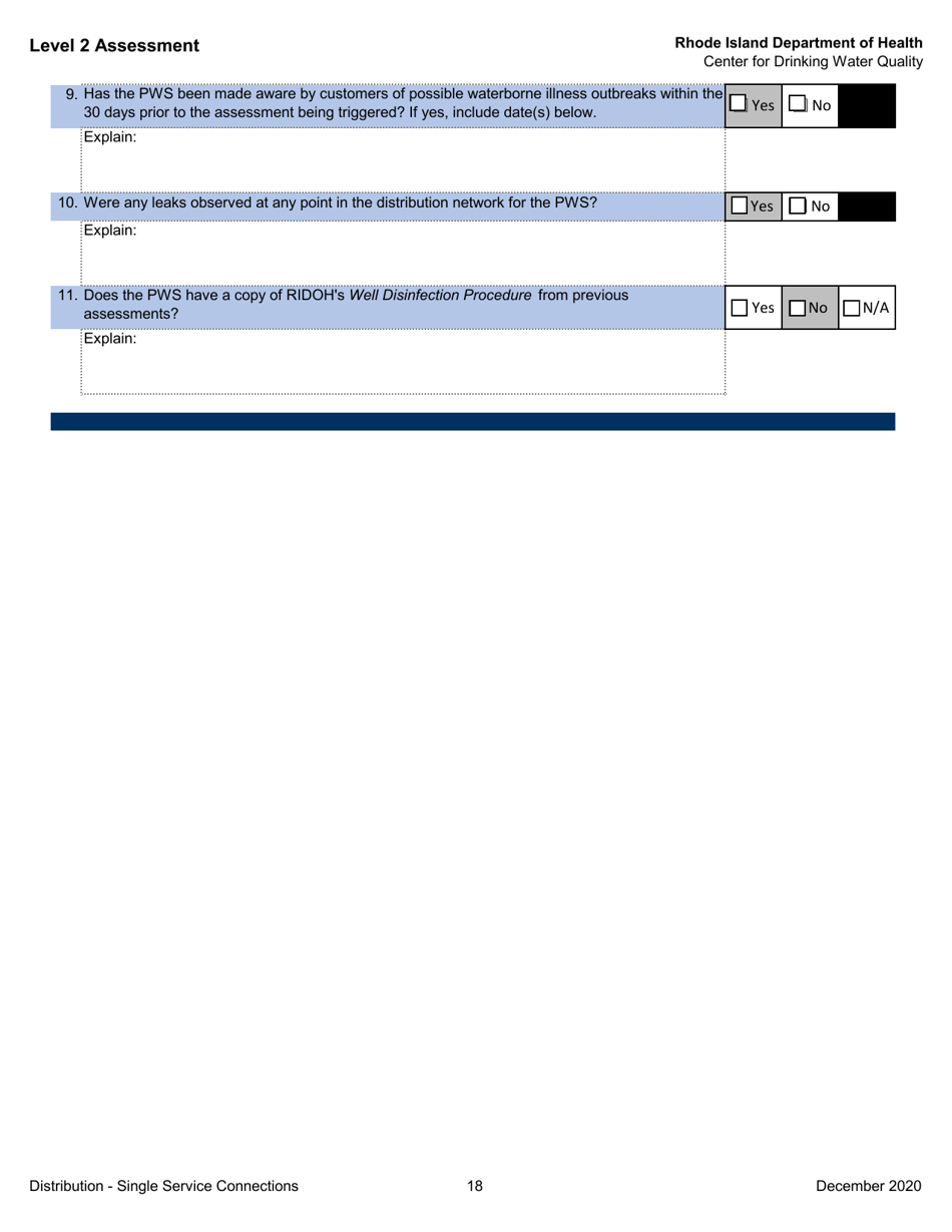 Level 2 Assessment - Rhode Island, Page 12
