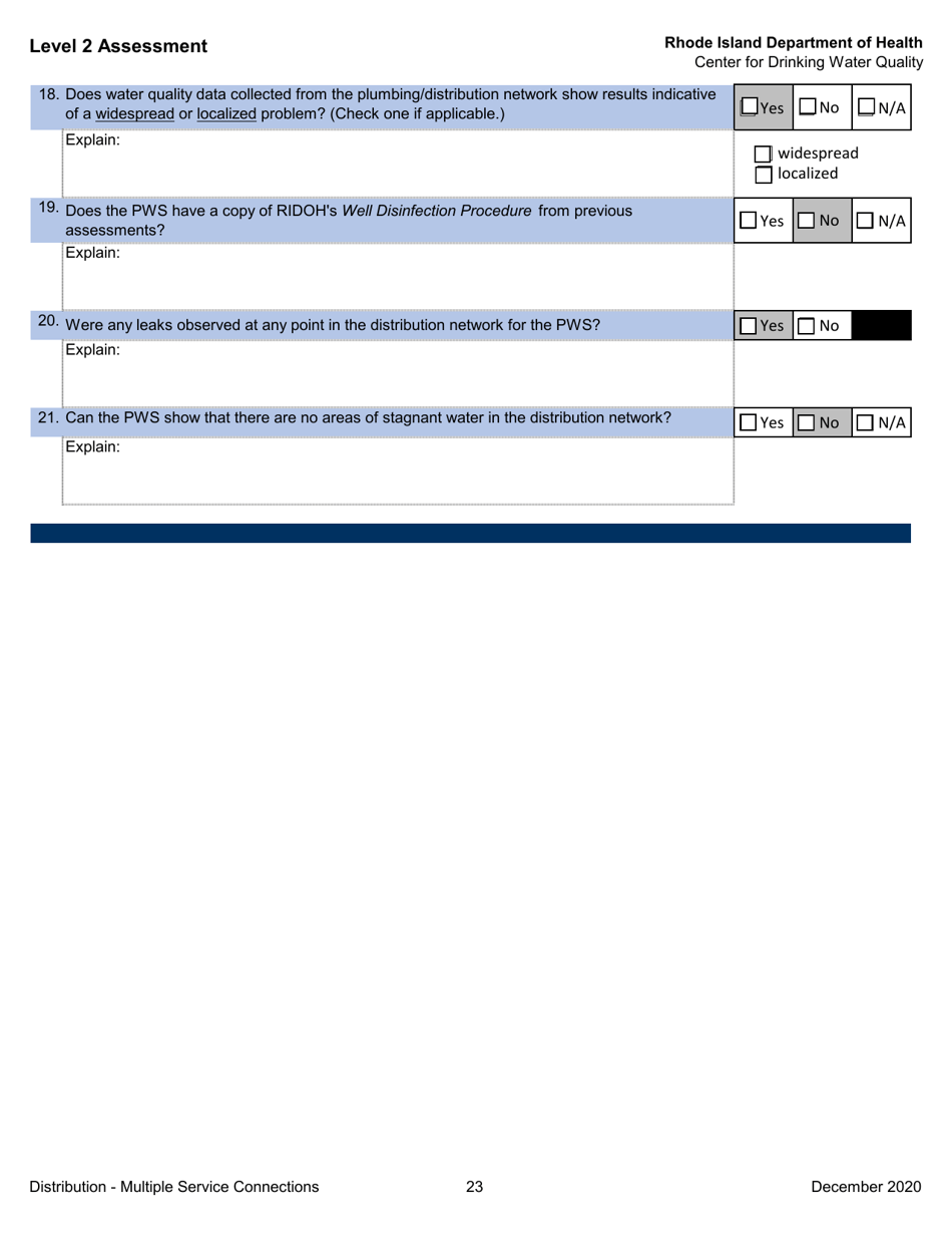 Level 2 Assessment - Rhode Island, Page 15