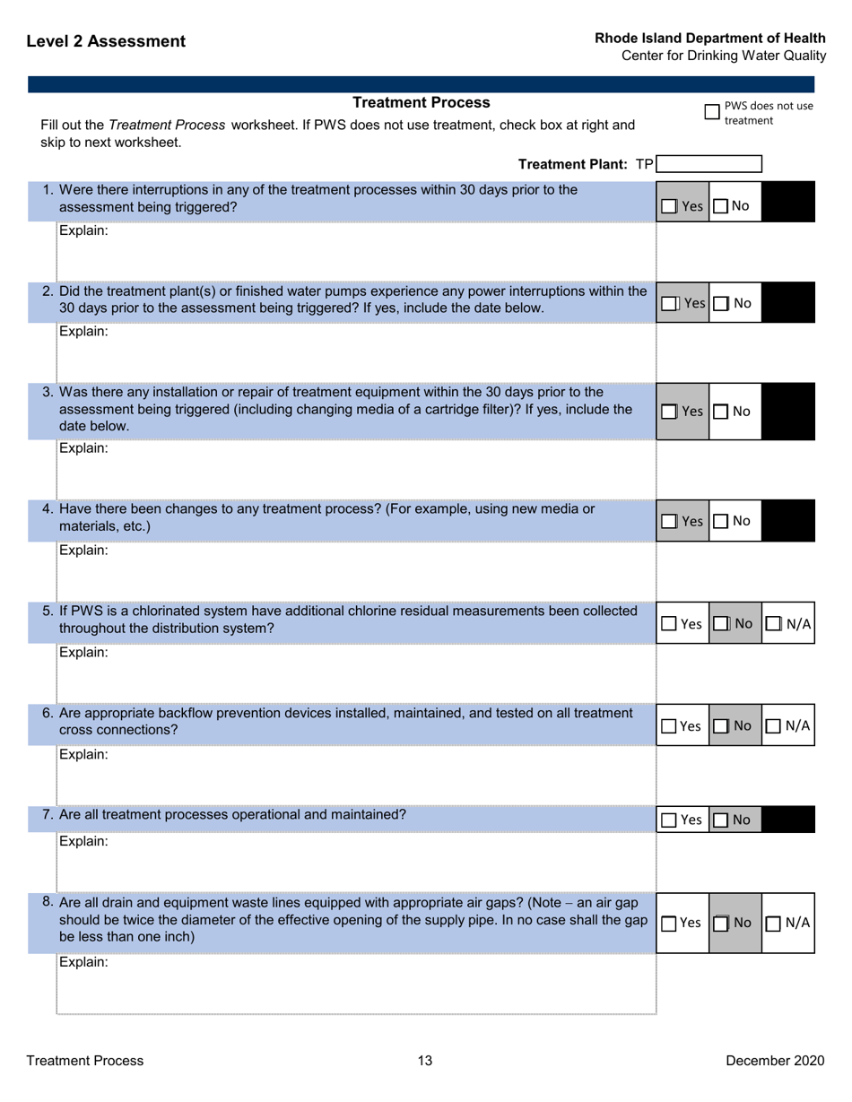 Level 2 Assessment - Rhode Island, Page 9