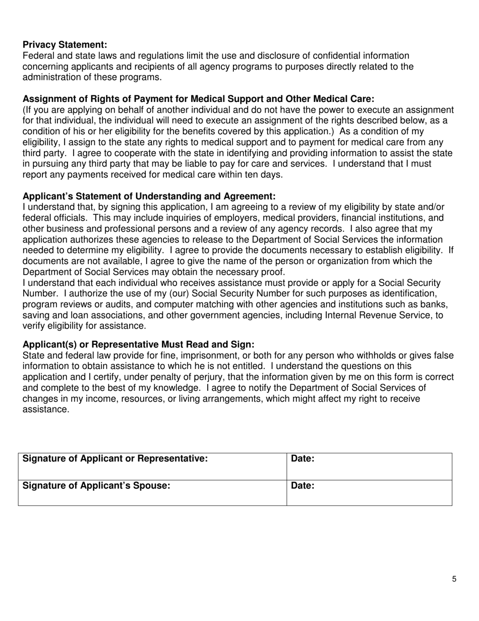 Form DSS-EA-270 South Dakota Application for Medicare Savings Program - South Dakota, Page 6