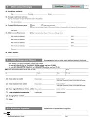 Form TC-69C Notice of Change for a Business and/or Tax Account - Utah, Page 2