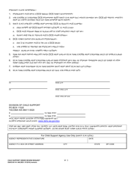 DSHS Form 09-741 Child Support Order Review Request - Washington (Amharic), Page 3