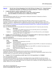 Form OP-UA50 (TCEQ-10223) Fluid Catalytic Cracking Unit Catalyst Regenerator/Fuel Gas Combustion Device/Claus Sulfur Recovery Plant/Coking Unit Attributes - Texas, Page 15