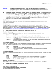 Form OP-UA50 (TCEQ-10223) Fluid Catalytic Cracking Unit Catalyst Regenerator/Fuel Gas Combustion Device/Claus Sulfur Recovery Plant/Coking Unit Attributes - Texas, Page 23