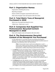 Form TCEQ-10199 Annual Survey of Postconsumer Recycled-Content Newsprint - Texas, Page 3