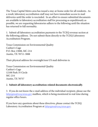Document preview: Form TCEQ-20132 Application for Environmental Laboratory Accreditation - Texas