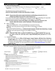 Form 400-00802 Child Support Order - Vermont, Page 4