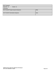 DCYF Form 05-021 Eceap Contractor Alternative Attendance Plan Request - Washington, Page 2