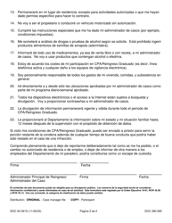 Formulario DOC02-361S Condiciones De Reingreso - Washington (Spanish), Page 2