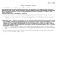 Formulario 4205-S Consentimiento De Los Padres De Acogida O Del Otorgante De Consentimiento Medico Para El Uso Del Pasaporte De Salud - Texas (Spanish), Page 3