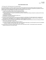 Form 4205 Consent by Foster Parent or Medical Consenter for Health Passport - Texas, Page 3