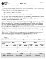 Document preview: Form H1146-M Medicaid Report - Texas