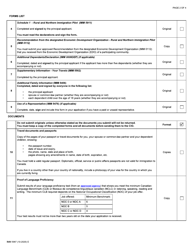Form IMM5987 Document Checklist: Rural and Northern Immigration Pilot - Canada, Page 2