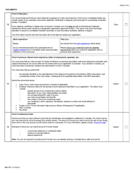 Form IMM5987 Document Checklist: Rural and Northern Immigration Pilot - Canada, Page 3