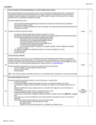 Forme IMM5987 Liste De Controle DES Documents: Programme Pilote D&#039;immigration Dans Les Communautes Rurales Et Du Nord - Canada (French), Page 4