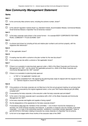 Form 14 Preparation Checklist - General Request and New Community Management Statement - Queensland, Australia, Page 2