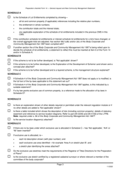 Form 14 Preparation Checklist - General Request and New Community Management Statement - Queensland, Australia, Page 3