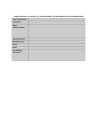 Language Services Complaint Form - California (Tagalog), Page 2