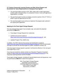 Fiscal Agent Change Request - California, Page 2