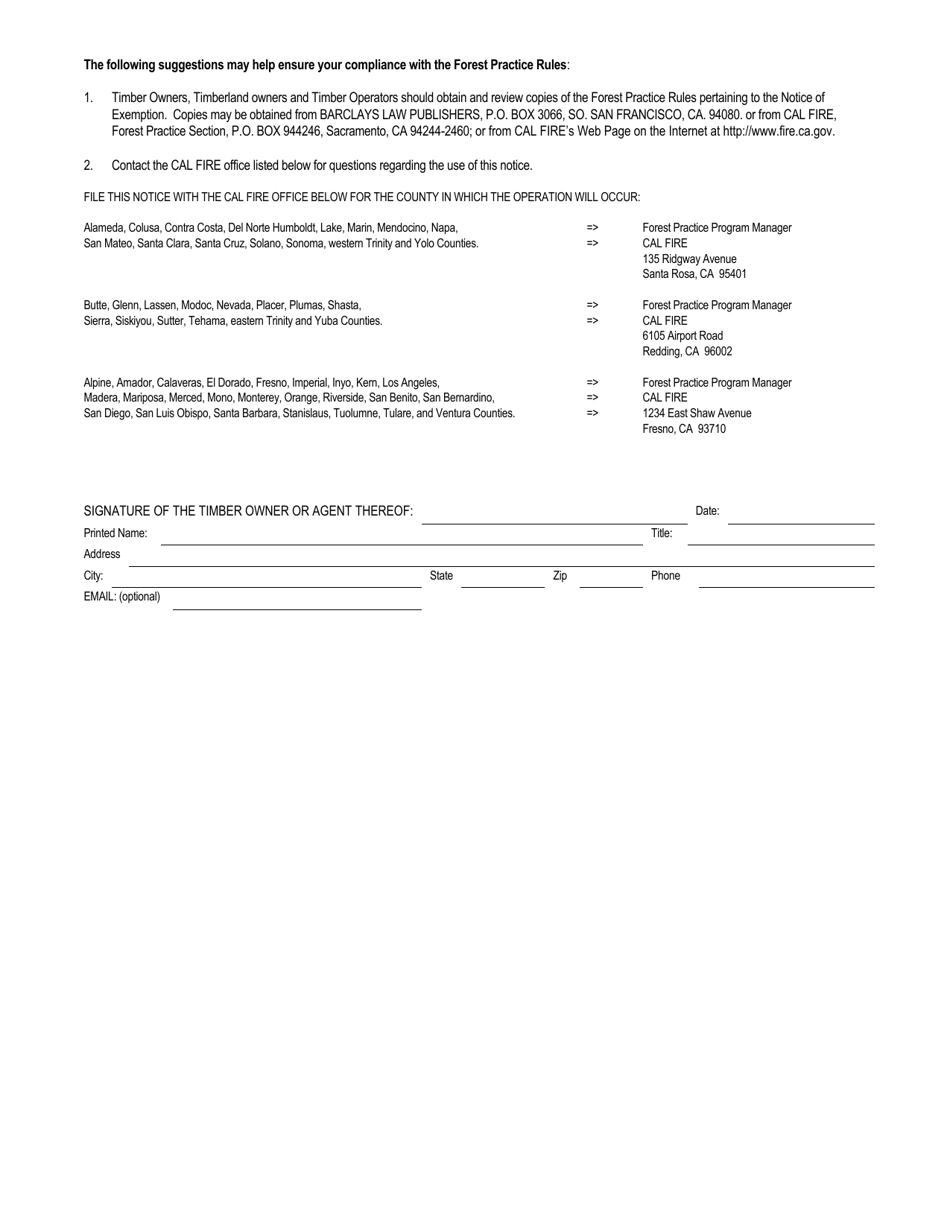 10% Dead, Dying or Diseased Trees Fuelwood or Split Products or Removal of Slash  Woody Debris Not Located Within a Wlpz Exemption - California, Page 5