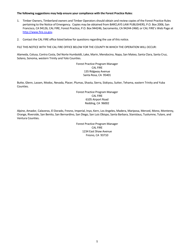 Notice of Emergency Timber Operations - Sudden Oak Death Disease - California, Page 5