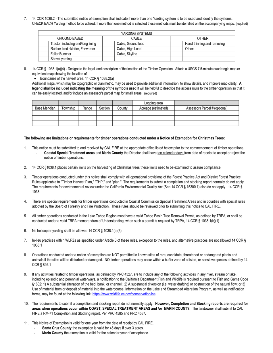 Christmas Tree Exemption - California, Page 3