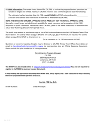 Notice of Preparation to Harvest Timber - Santa Rosa Review Team Office - California, Page 2