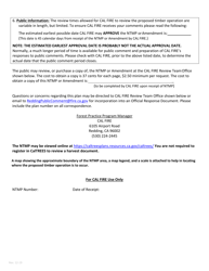 Notice of Preparation to Harvest Timber - Redding Review Team Office - California, Page 2