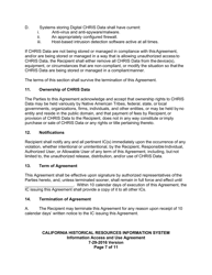 Information Access and Use Agreement - California, Page 7