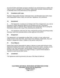 Information Access and Use Agreement - California, Page 9