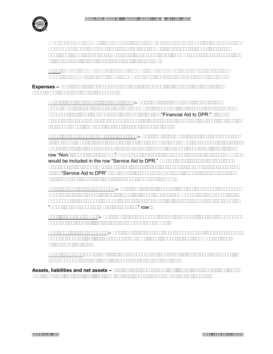 Instructions for Form DPR973 Nonprofit Annual Report Form - California, Page 3